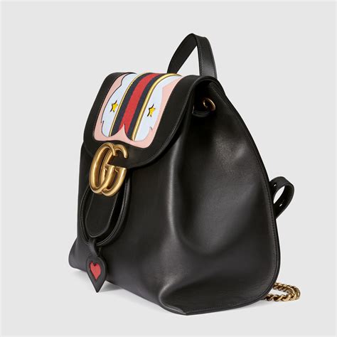 gucci marmont animals bag pearl|gg marmont leather backpack.